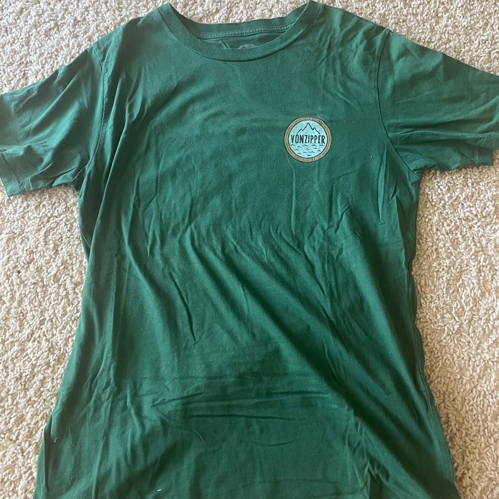 Von Zipper Green Graphic Tee